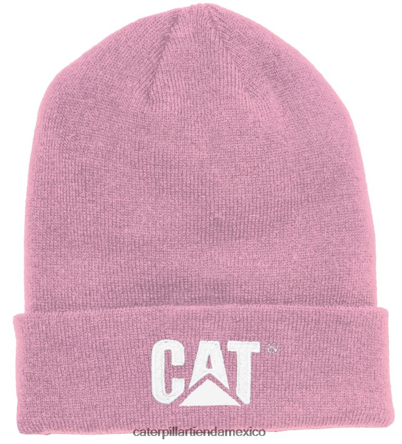 hombres gorro con puños de la marca registrada Caterpillar rosa ZXJB4H250 | sombrero
