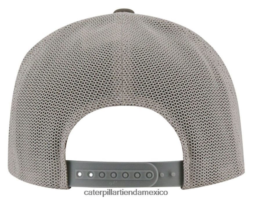 hombres tapa de visera plana de energía diesel Caterpillar tierra oscura ZXJB4H249 | sombrero