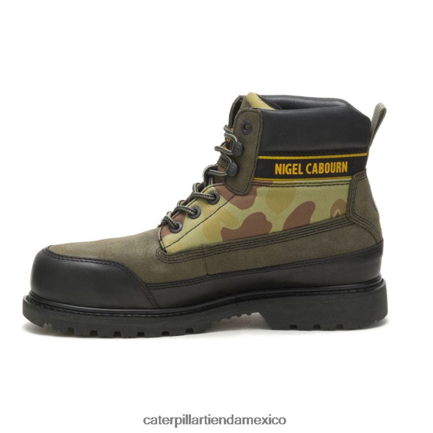 hombres arranque de utah Caterpillar X Nigel Cabourn negro ZXJB4H206 | botas casuales