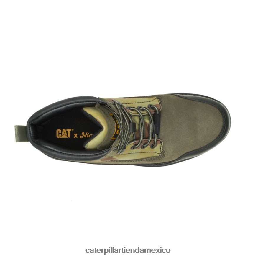 hombres arranque de utah Caterpillar X Nigel Cabourn negro ZXJB4H206 | botas casuales