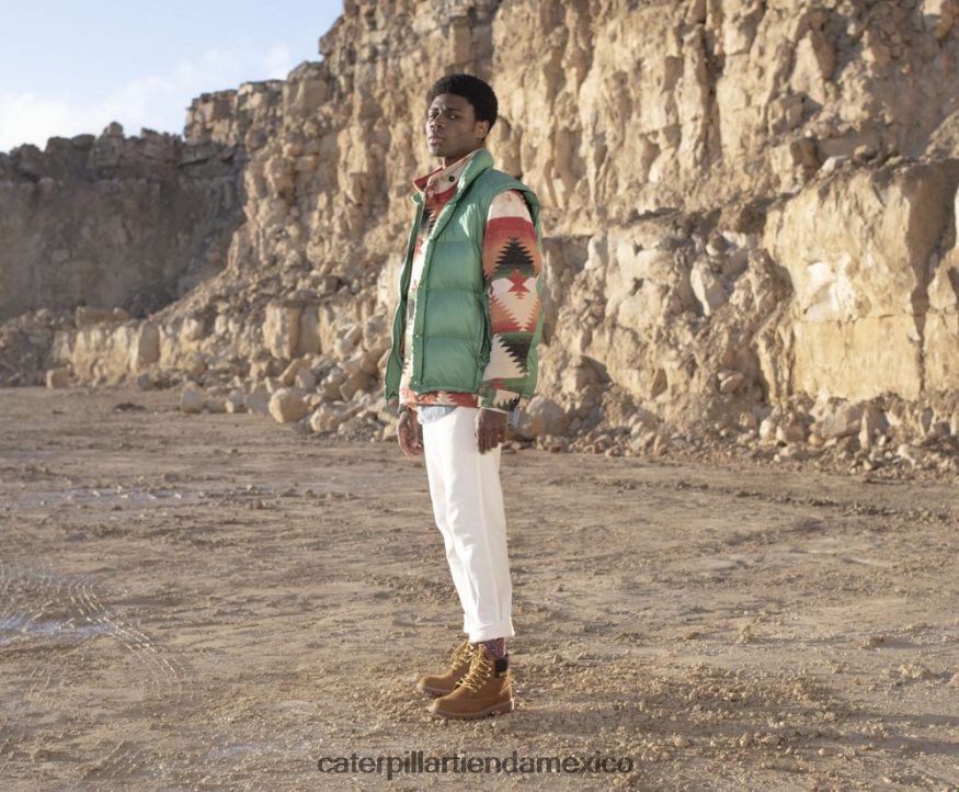 hombres bota colorada Caterpillar caramelo ZXJB4H190 | botas casuales