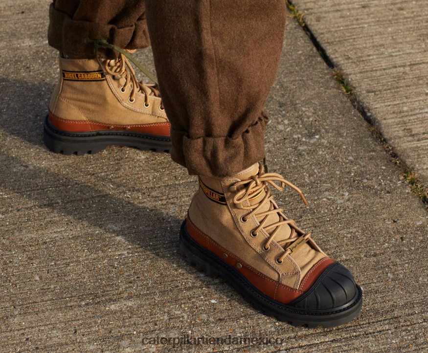 hombres bota omaha Caterpillar X Nigel Cabourn Dijon ZXJB4H197 | botas casuales