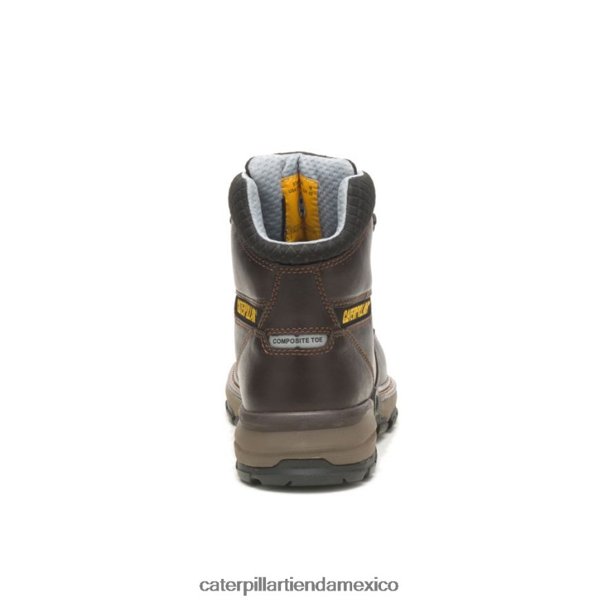 hombres Bota de trabajo Excavator Superlite Cool con punta de compuesto de carbono Caterpillar marron oscuro ZXJB4H47 | botas de trabajo