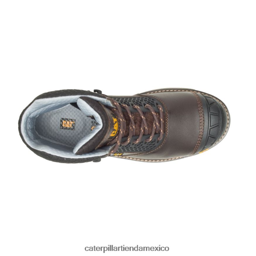 hombres Bota de trabajo Excavator Superlite Cool con punta de compuesto de carbono Caterpillar marron oscuro ZXJB4H47 | botas de trabajo