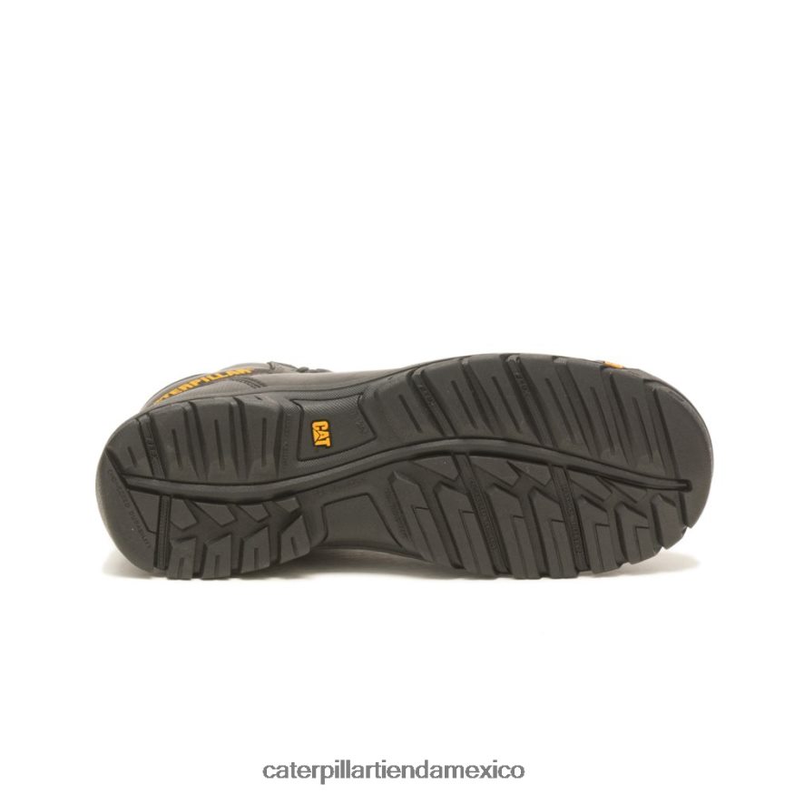 hombres Bota de trabajo con puntera de material compuesto resistente al agua y reabsorción Caterpillar negro ZXJB4H50 | botas de trabajo