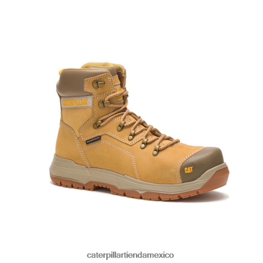 hombres Bota de trabajo impermeable con punta de acero Diagnostic 2.0 Caterpillar reinicio cariño ZXJB4H24 | botas de trabajo