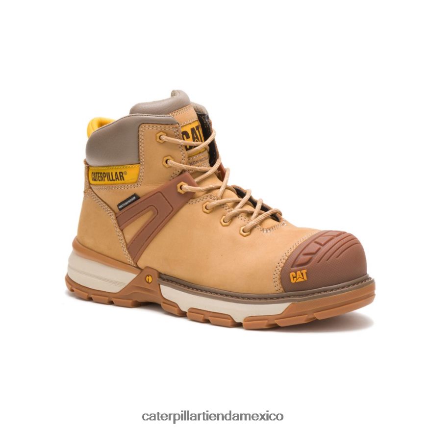 hombres Bota de trabajo impermeable con punta de compuesto de carbono para excavadoras Superlite Caterpillar reinicio cariño ZXJB4H39 | botas de trabajo