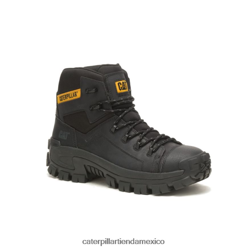 hombres Bota de trabajo impermeable con punta de material compuesto Invader Hiker Caterpillar negro ZXJB4H1 | botas de trabajo