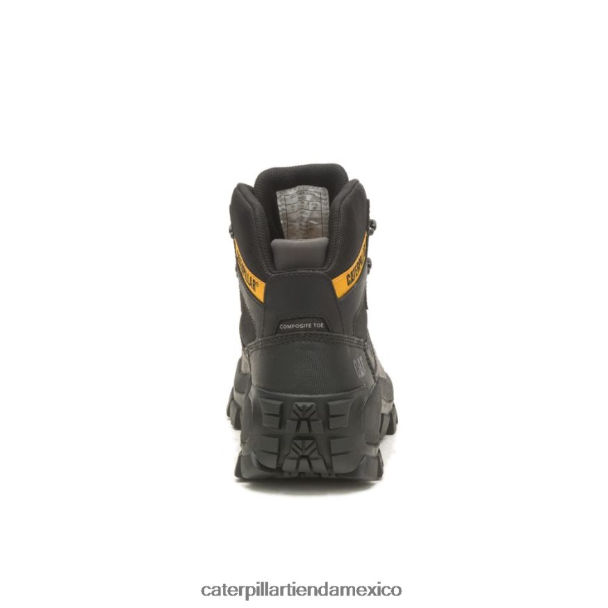 hombres Bota de trabajo impermeable con punta de material compuesto Invader Hiker Caterpillar negro ZXJB4H1 | botas de trabajo