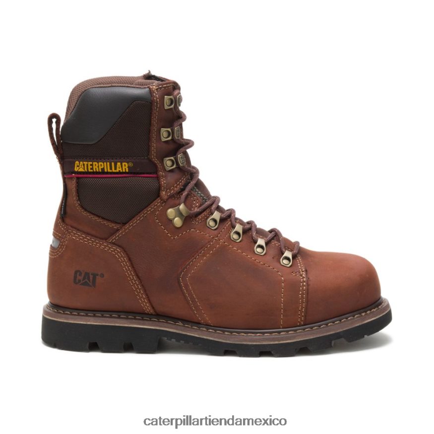 hombres bota de trabajo alaska 2.0 8" impermeable con punta de acero thinsulate Caterpillar nuez ZXJB4H32 | botas de trabajo