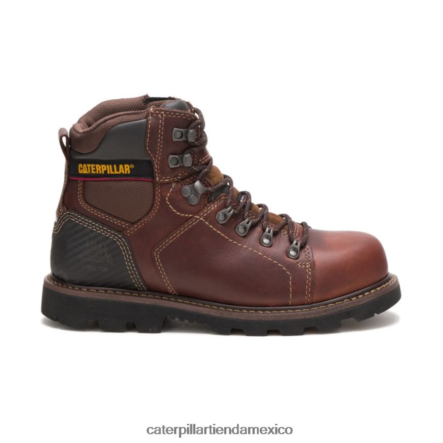 hombres bota de trabajo alaska 2.0 con punta de acero Caterpillar marrón ZXJB4H28 | botas de trabajo