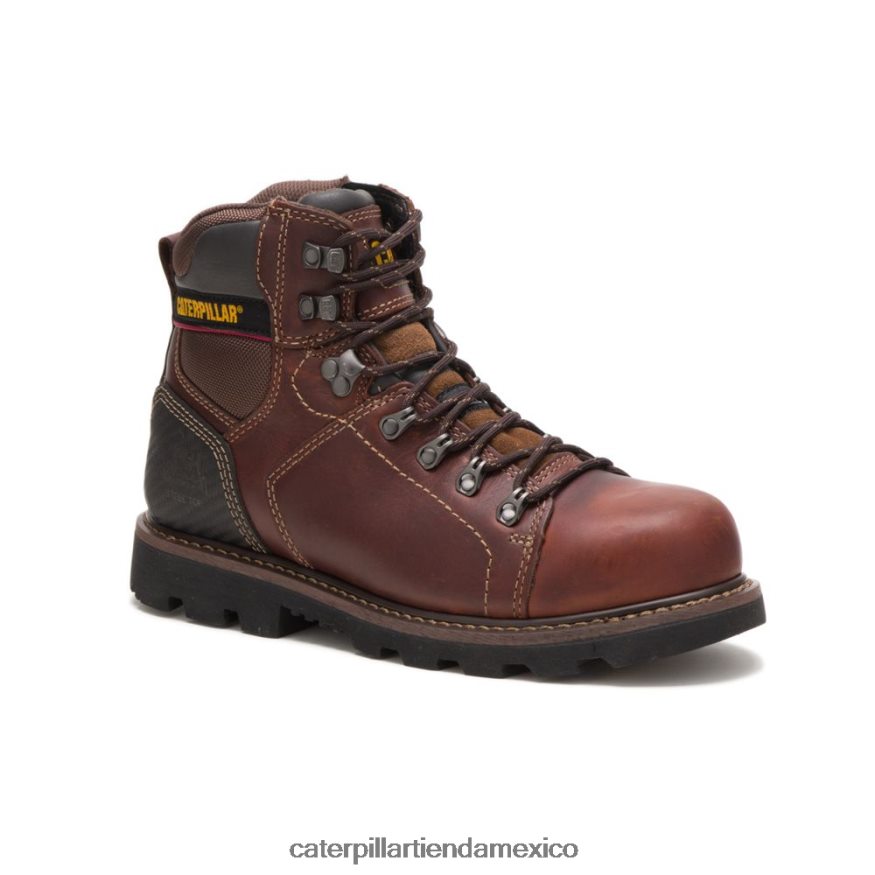 hombres bota de trabajo alaska 2.0 con punta de acero Caterpillar marrón ZXJB4H28 | botas de trabajo