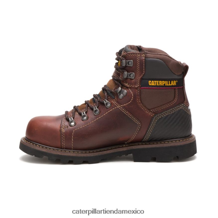 hombres bota de trabajo alaska 2.0 con punta de acero Caterpillar marrón ZXJB4H28 | botas de trabajo