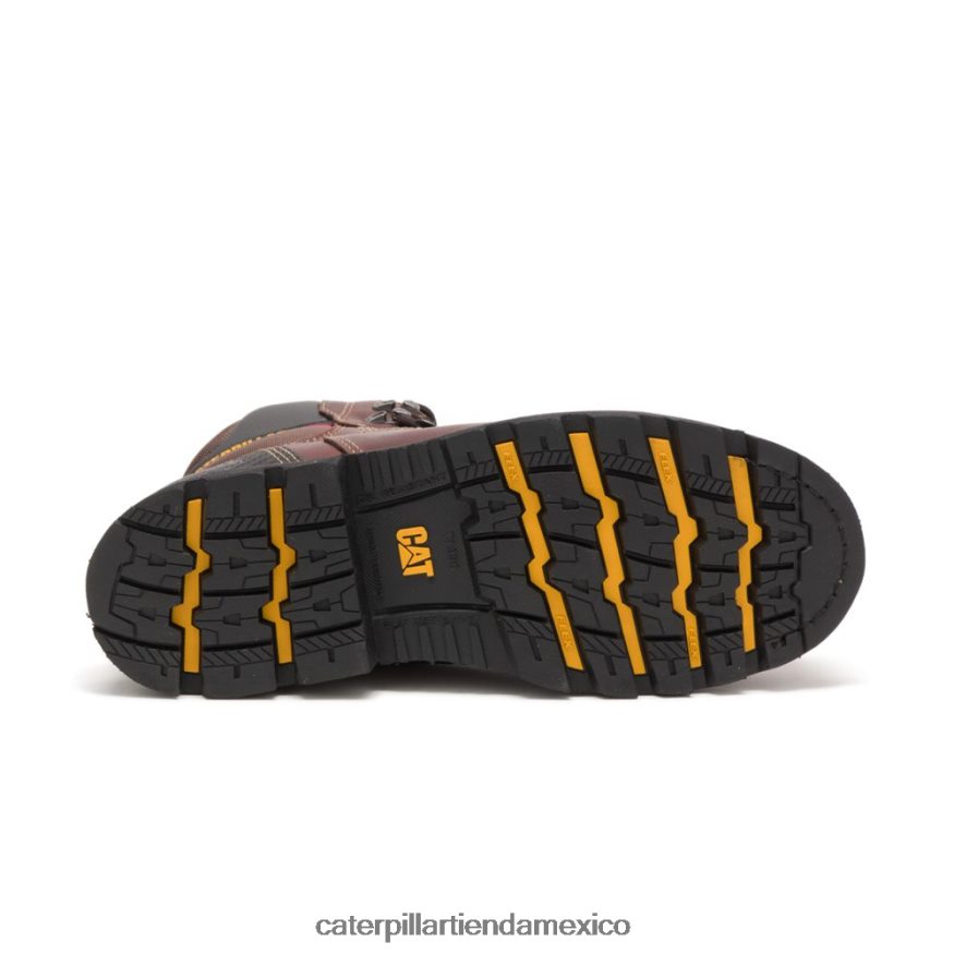 hombres bota de trabajo alaska 2.0 con punta de acero Caterpillar marrón ZXJB4H28 | botas de trabajo