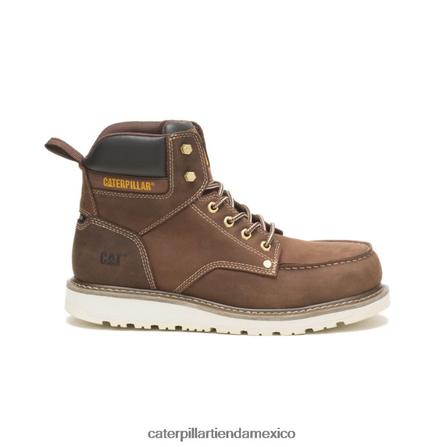 hombres bota de trabajo calibrada con punta de acero Caterpillar caqui ZXJB4H52 | botas de trabajo