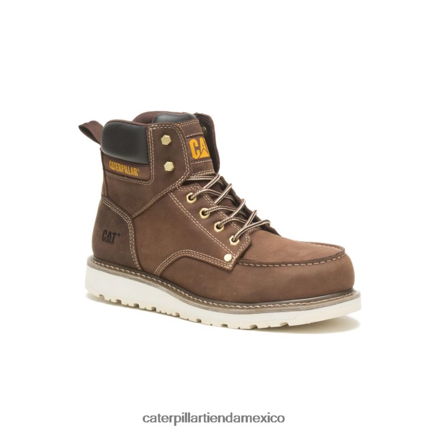 hombres bota de trabajo calibrada con punta de acero Caterpillar caqui ZXJB4H52 | botas de trabajo