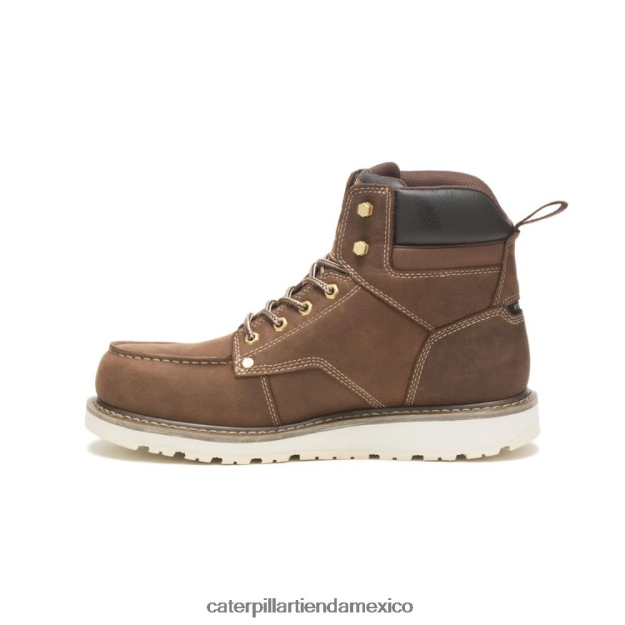 hombres bota de trabajo calibrada con punta de acero Caterpillar caqui ZXJB4H52 | botas de trabajo