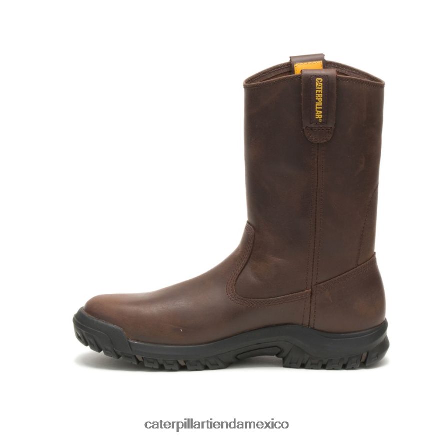 hombres bota de trabajo con barra de tracción Caterpillar marrón de verano ZXJB4H56 | botas de trabajo