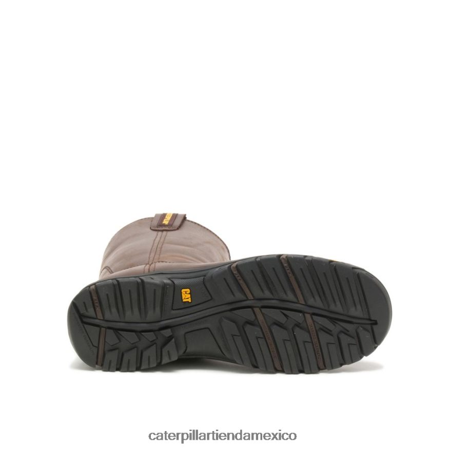 hombres bota de trabajo con barra de tracción Caterpillar marrón de verano ZXJB4H56 | botas de trabajo