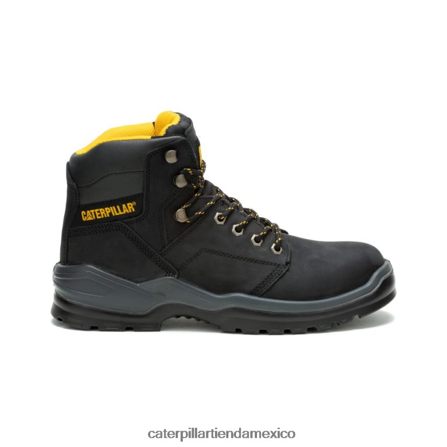 hombres bota de trabajo con punta de acero Caterpillar negro ZXJB4H61 | botas de trabajo