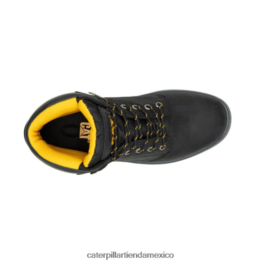 hombres bota de trabajo con punta de acero Caterpillar negro ZXJB4H61 | botas de trabajo