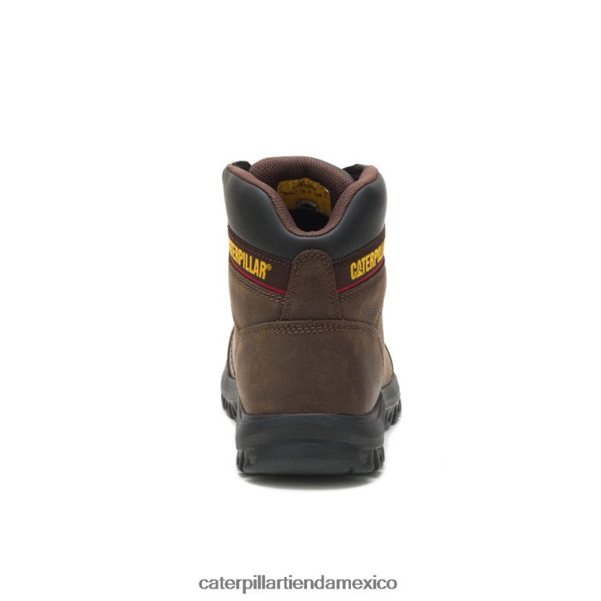 hombres bota de trabajo con punta de acero Caterpillar sello marrón ZXJB4H63 | botas de trabajo
