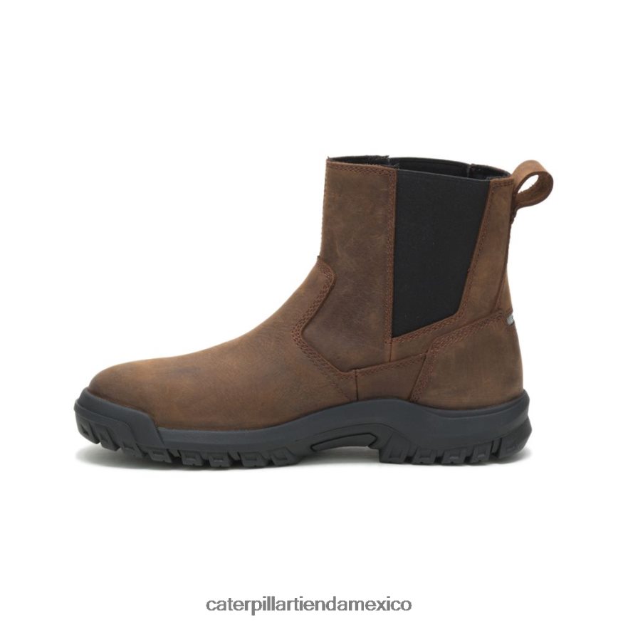 hombres bota de trabajo con punta de acero con distancia entre ejes Caterpillar arcilla ZXJB4H25 | botas de trabajo