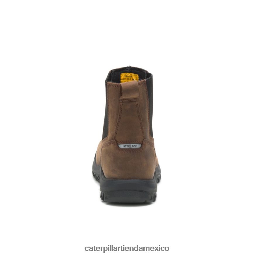 hombres bota de trabajo con punta de acero con distancia entre ejes Caterpillar arcilla ZXJB4H25 | botas de trabajo