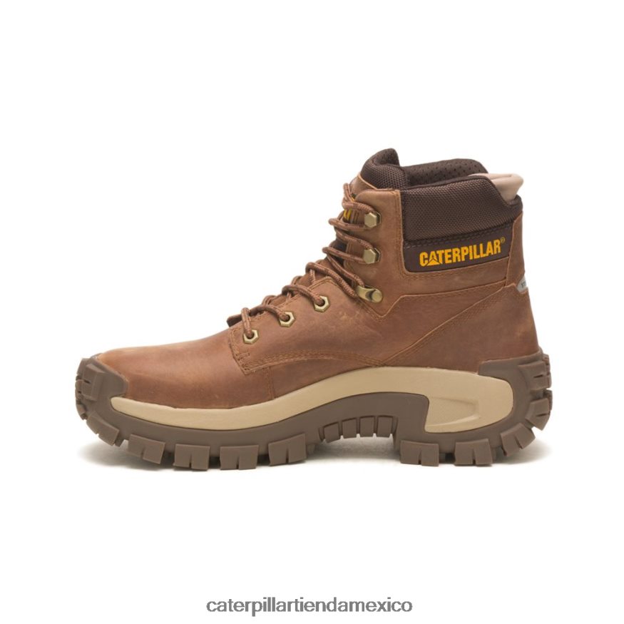 hombres bota de trabajo con punta de acero invader hola Caterpillar champiñón ZXJB4H4 | botas de trabajo