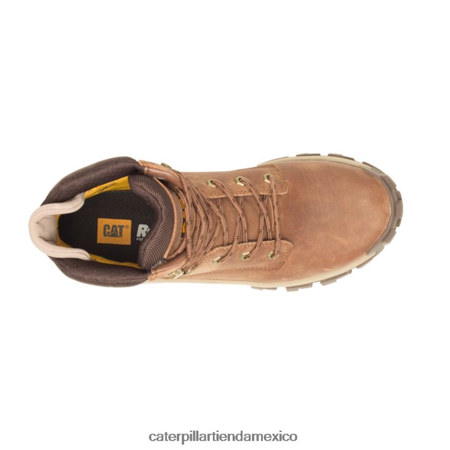 hombres bota de trabajo con punta de acero invader hola Caterpillar champiñón ZXJB4H4 | botas de trabajo
