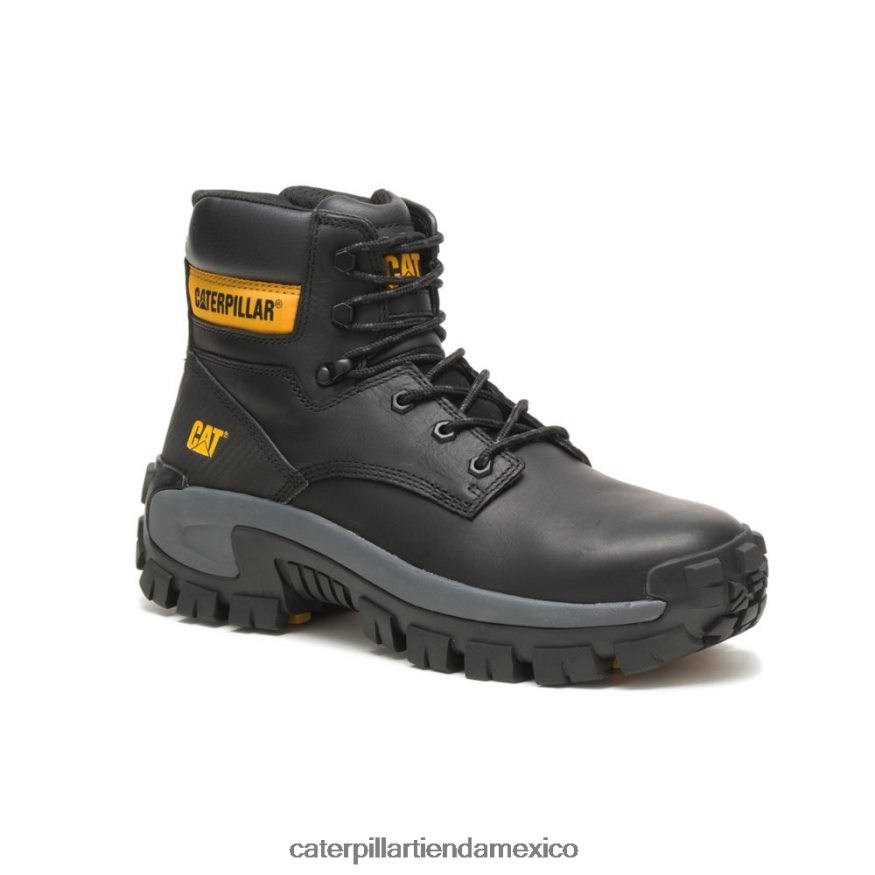 hombres bota de trabajo con punta de acero invader hola Caterpillar negro ZXJB4H6 | botas de trabajo