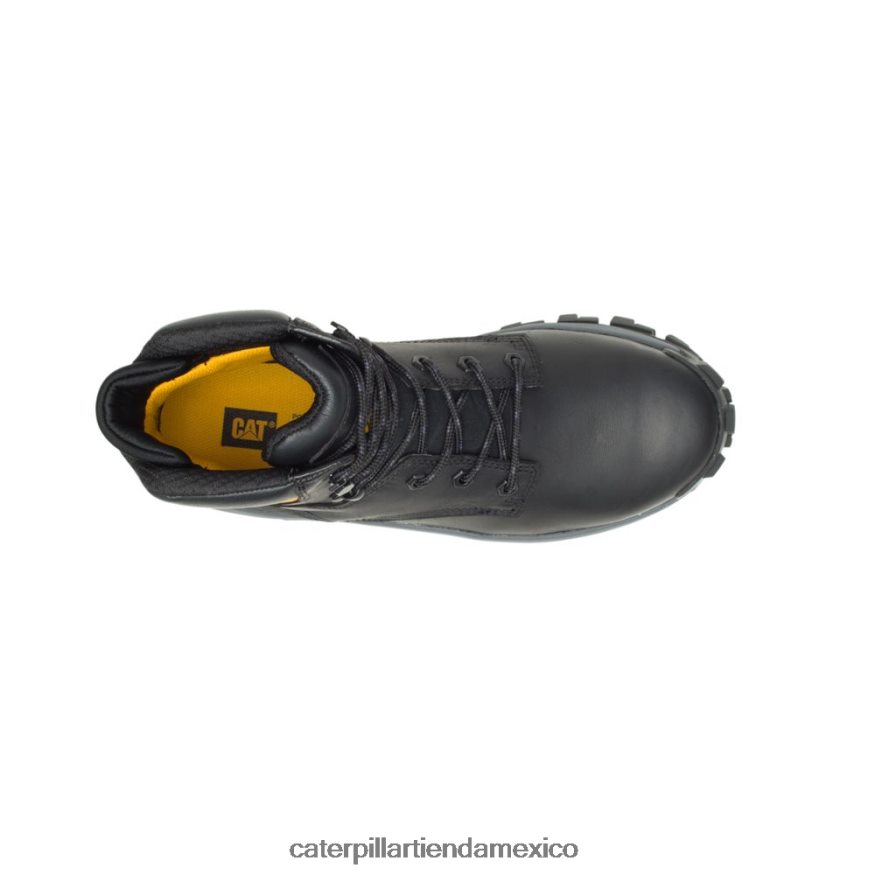 hombres bota de trabajo con punta de acero invader hola Caterpillar negro ZXJB4H6 | botas de trabajo