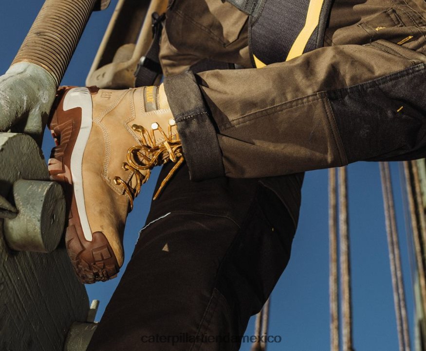 hombres bota de trabajo con punta de acero invader hola Caterpillar negro ZXJB4H6 | botas de trabajo