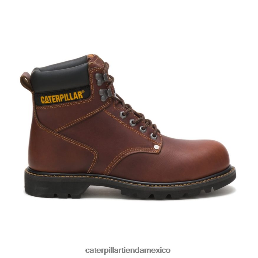 hombres bota de trabajo con punta de acero para segundo turno Caterpillar broncearse ZXJB4H19 | botas de trabajo
