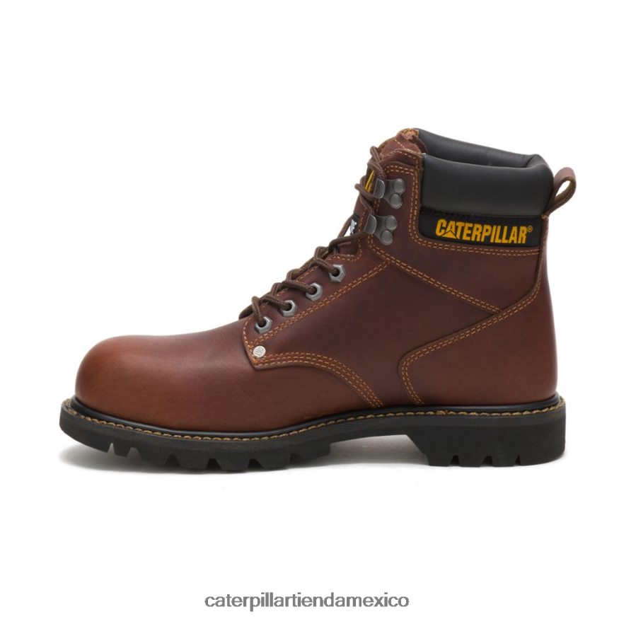 hombres bota de trabajo con punta de acero para segundo turno Caterpillar broncearse ZXJB4H19 | botas de trabajo