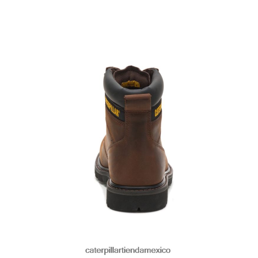 hombres bota de trabajo con punta de acero para segundo turno Caterpillar marron oscuro ZXJB4H16 | botas de trabajo