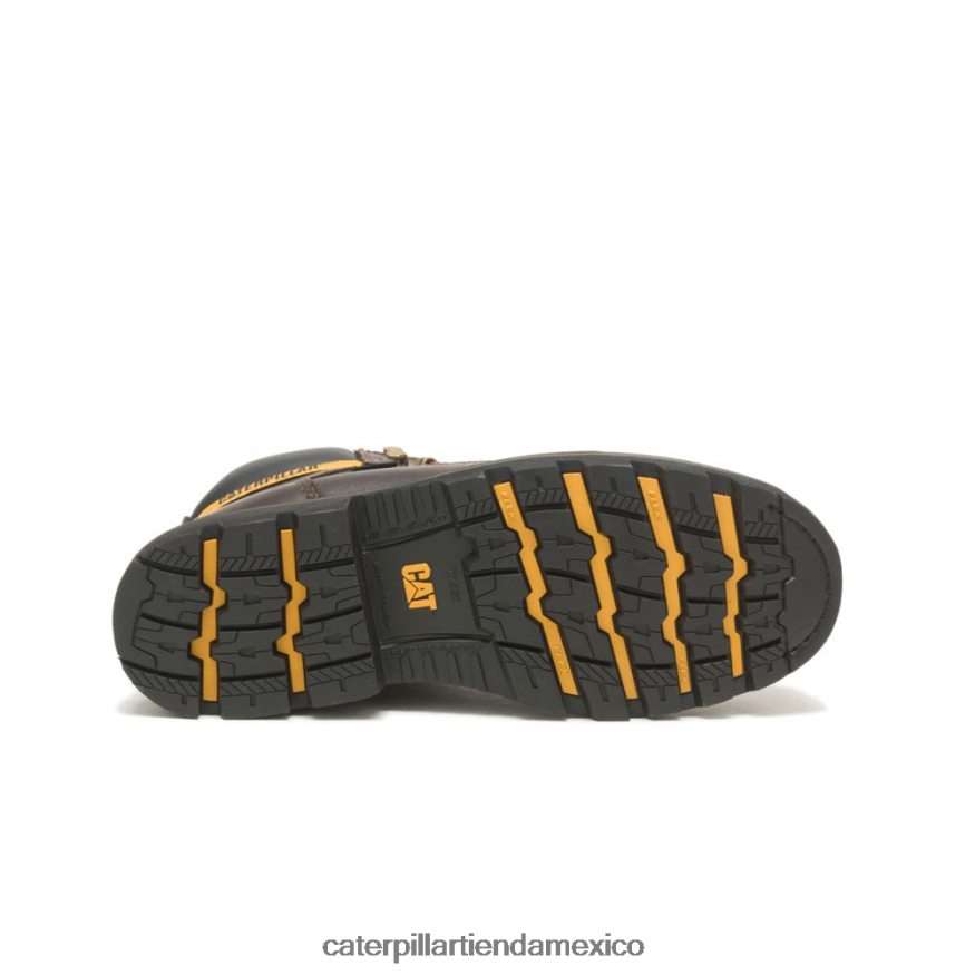 hombres bota de trabajo con punta de material compuesto fresco Caterpillar marron oscuro ZXJB4H71 | botas de trabajo