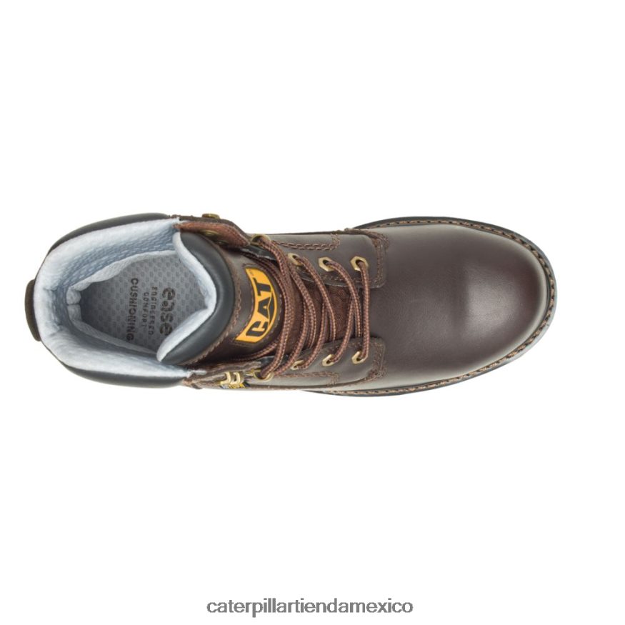 hombres bota de trabajo con punta de material compuesto fresco Caterpillar marron oscuro ZXJB4H71 | botas de trabajo