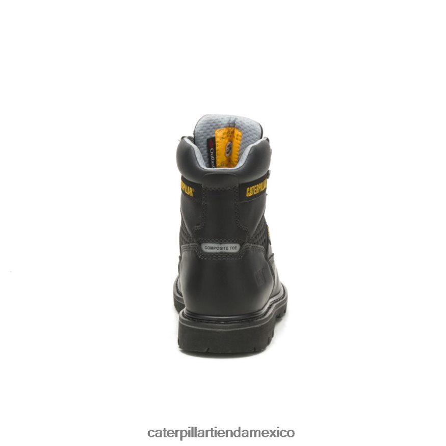 hombres bota de trabajo con punta de material compuesto fresco Caterpillar negro ZXJB4H70 | botas de trabajo