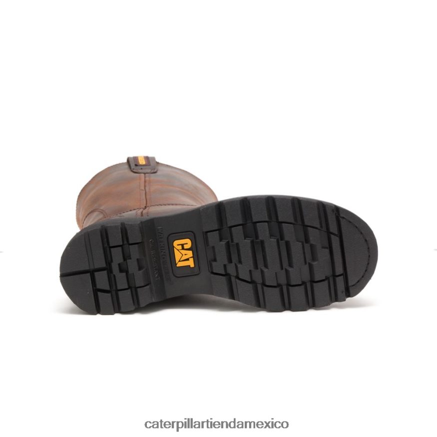 hombres bota de trabajo de revólver Caterpillar marrón ZXJB4H33 | botas de trabajo