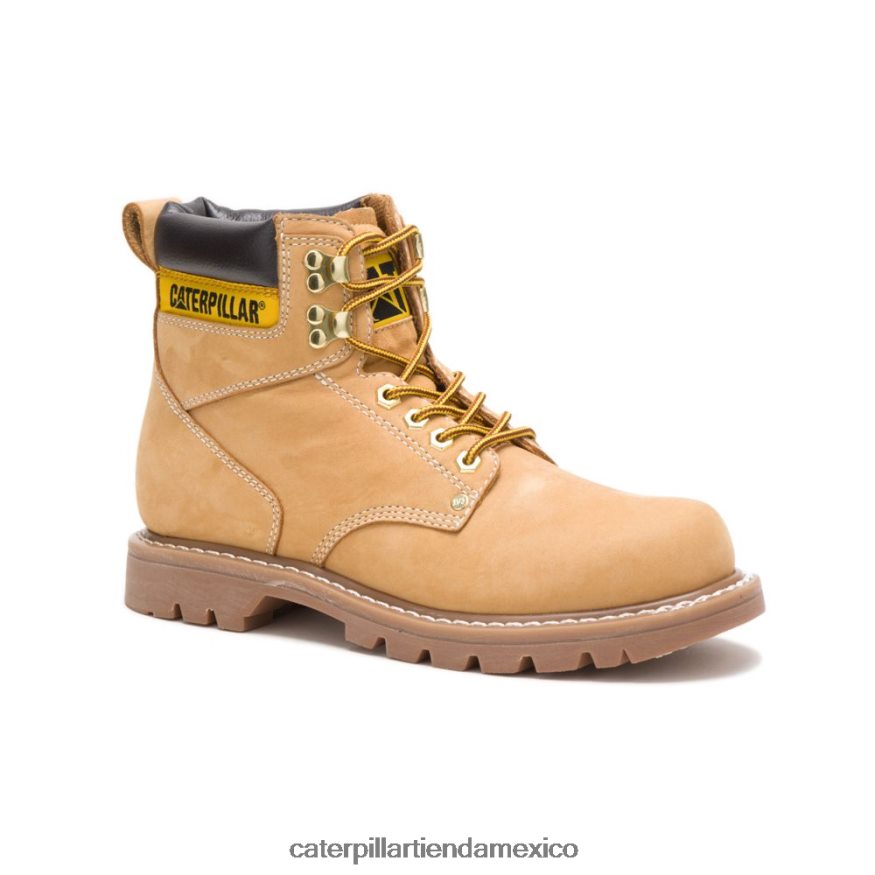 hombres bota de trabajo de segundo turno Caterpillar Miel ZXJB4H13 | botas de trabajo