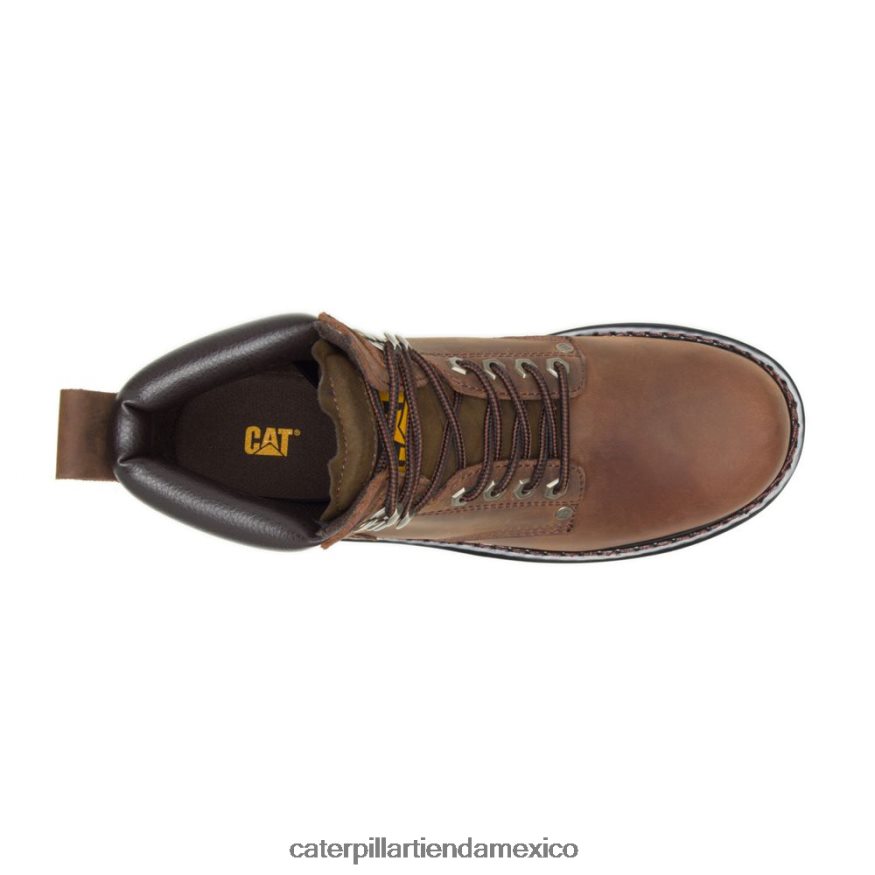 hombres bota de trabajo de segundo turno Caterpillar marron oscuro ZXJB4H12 | botas de trabajo