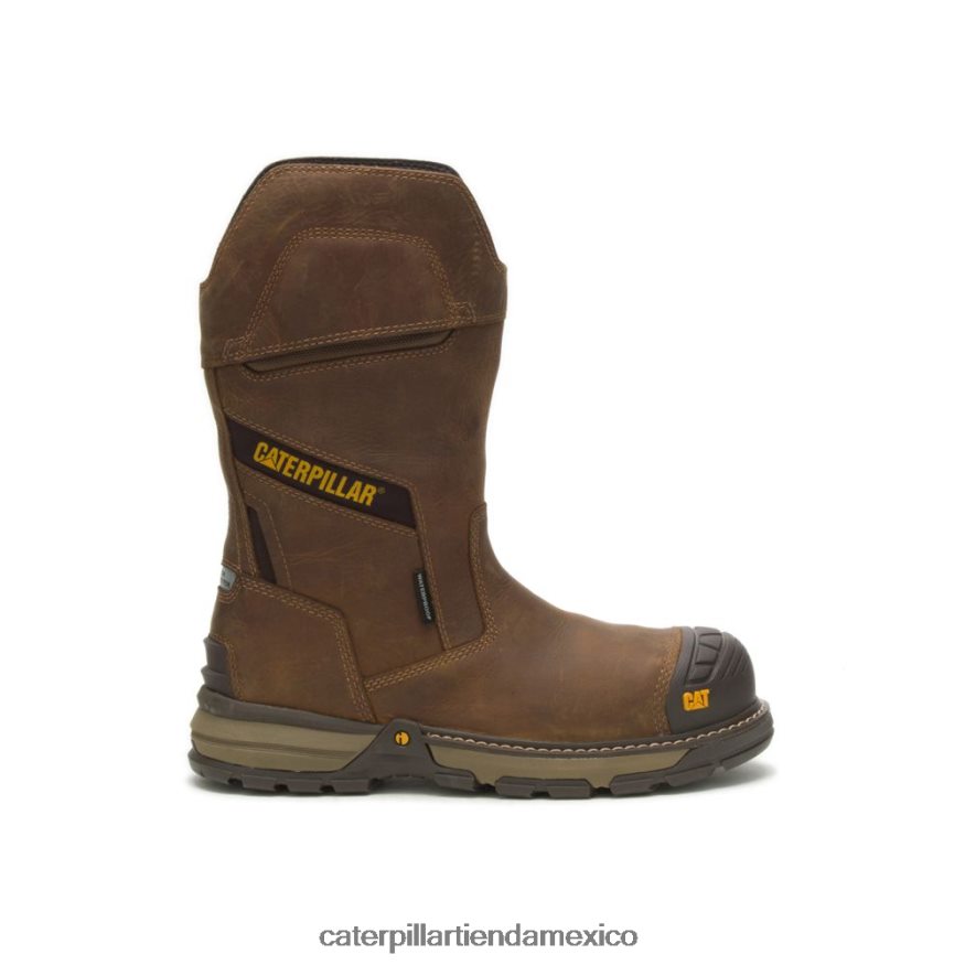 hombres bota de trabajo excavator superlite pull-on impermeable con punta de compuesto de carbono Caterpillar pirámide ZXJB4H30 | botas de trabajo