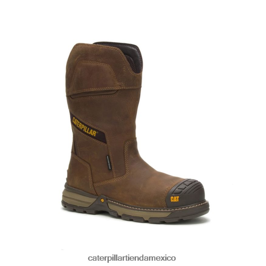 hombres bota de trabajo excavator superlite pull-on impermeable con punta de compuesto de carbono Caterpillar pirámide ZXJB4H30 | botas de trabajo