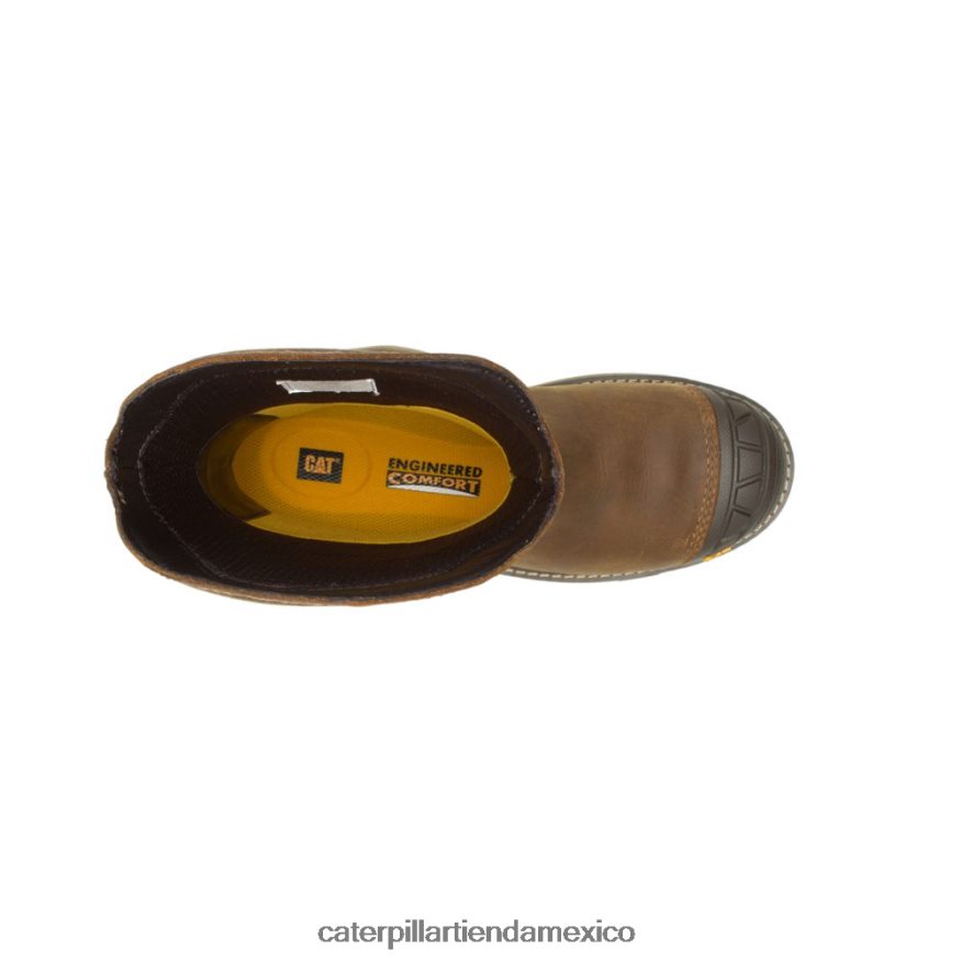 hombres bota de trabajo excavator superlite pull-on impermeable con punta de compuesto de carbono Caterpillar pirámide ZXJB4H30 | botas de trabajo
