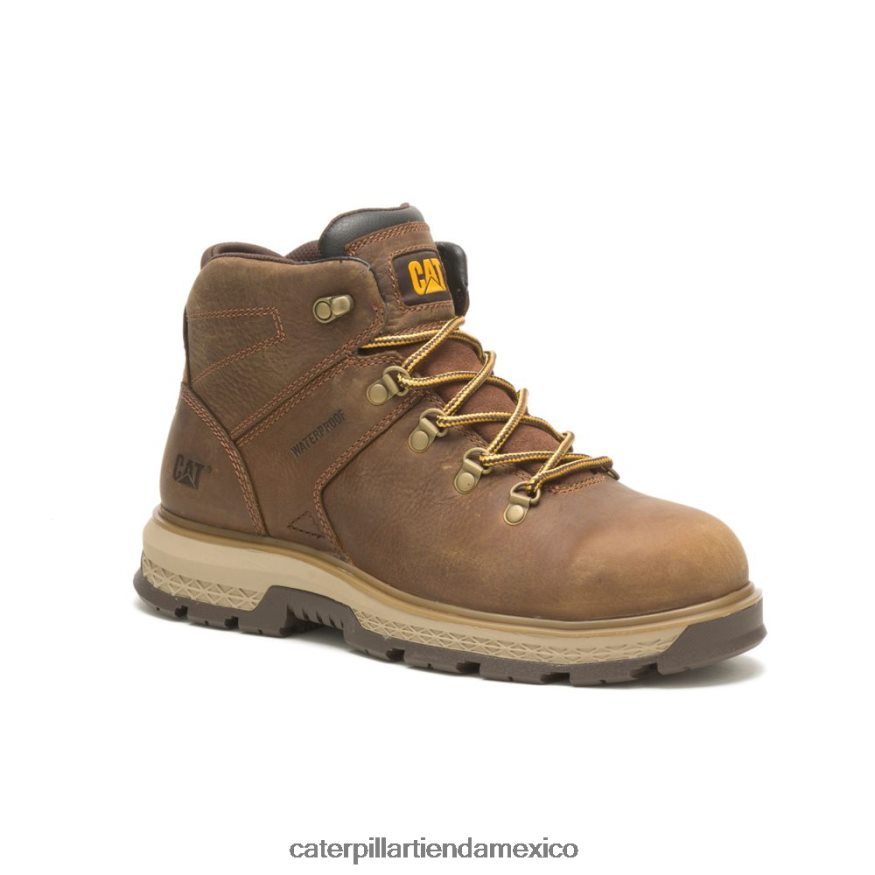 hombres bota de trabajo impermeable con puntera de aleación para excursionista de exposición Caterpillar pirámide ZXJB4H58 | botas de trabajo