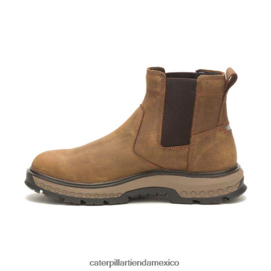 hombres botas de trabajo exposición chelsea Caterpillar pirámide ZXJB4H34 | botas de trabajo