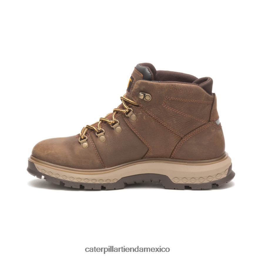 hombres botas de trabajo impermeables para excursionistas de exposición Caterpillar pirámide ZXJB4H46 | botas de trabajo