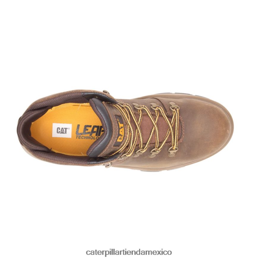 hombres botas de trabajo impermeables para excursionistas de exposición Caterpillar pirámide ZXJB4H46 | botas de trabajo