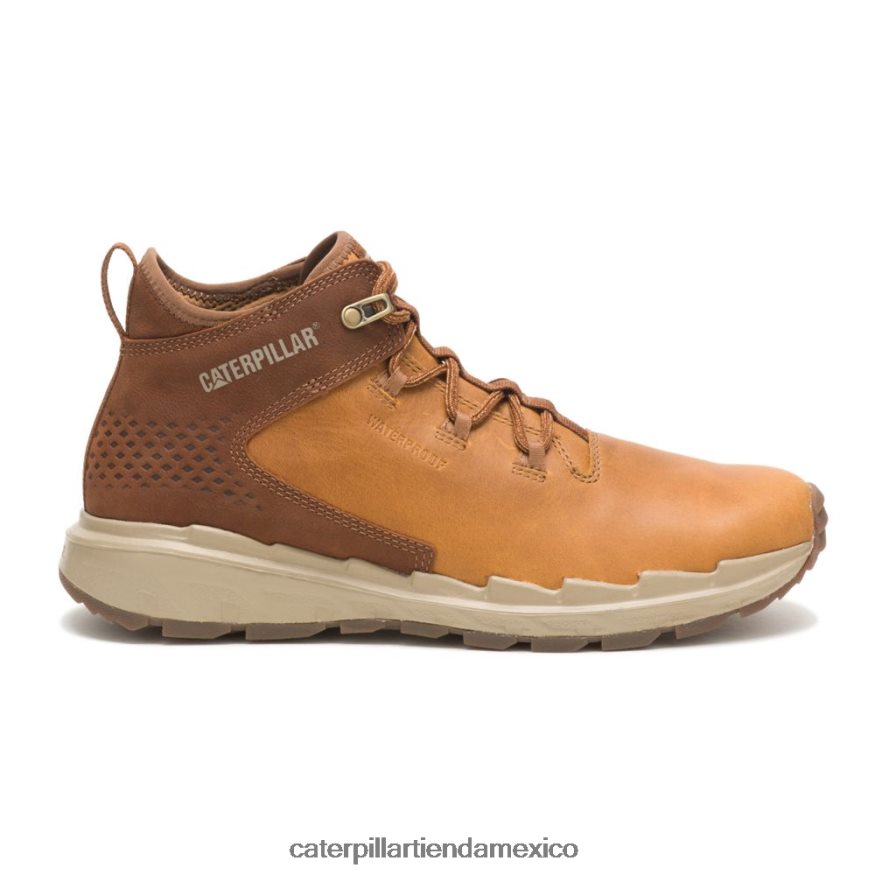 hombres bota impermeable estratificada Caterpillar corteza/marrón danés ZXJB4H186 | impermeable